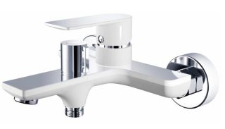 Смеситель для ванны Haiba HB60505-8 белый